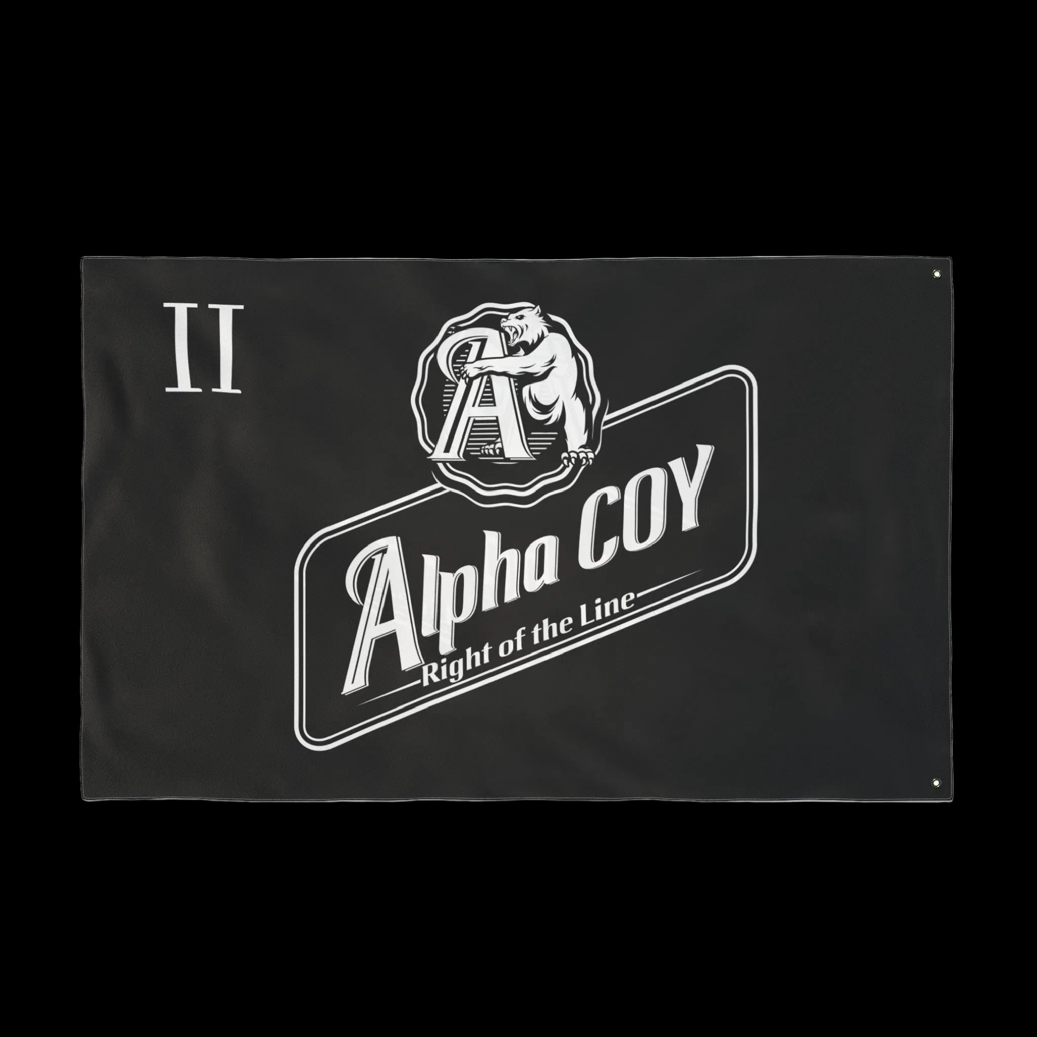 Alpha Coy 2 RAR Right of the Line Flag