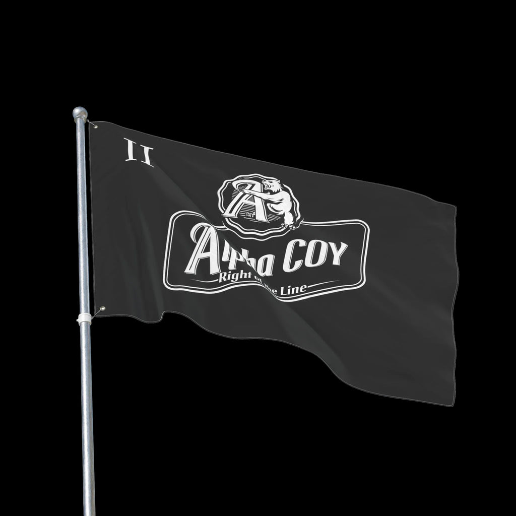 Alpha Coy 2 RAR Right of the Line Flag